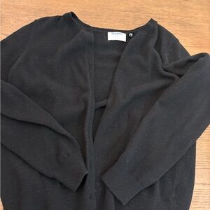 Old Navy Black Open-Front Women's Cardigan in XL TALL